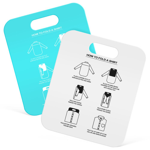 2Pcs T Shirt Folding Board PP Clothes Folder Easy Use for Packing
