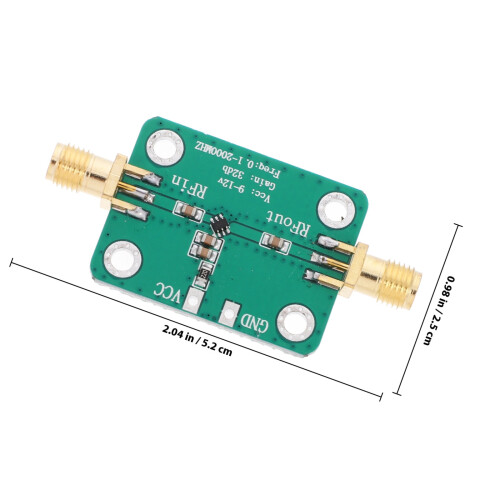 amplifier low noise module 0.1-2000mhz broadband 1