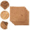 6Pcs Reptile Chicken Pads Natural Fiber Multiuse Breeding Mat 6