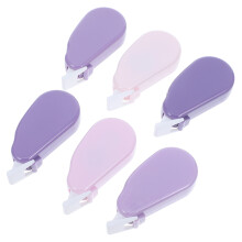 Raindrops 6 Pcs Alteration Tape Color Clear Correction Student Purple
