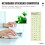 glow in the dark german keyboard sticker replacement sheet 10
