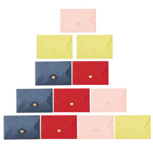 12pcs Mini Envelopes Paper Envelopes Member Packing (Mixed Style)