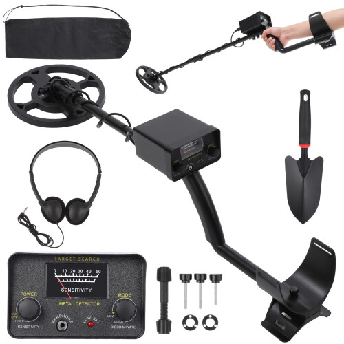 Metal Detector Adjustable Waterproof Lightweight High Sensitivity 1