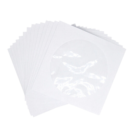 100 pezzi custodia cd ecologica con finestra per dvd 1