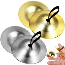 2 cimbali in ottone per danza del ventre