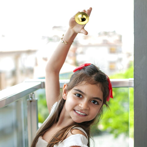 2 cimbali in ottone per danza del ventre 2