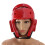 casco eva per taekwondo kickboxing con aeratori l rosso 4