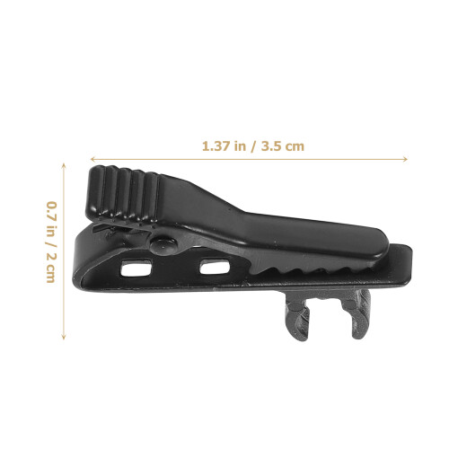 10 pezzi clip microfono lapel con copertura 1