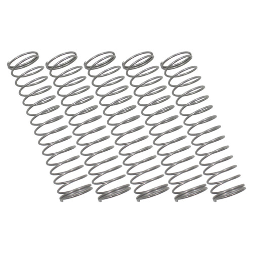 5 pezzi molle pulsanti tromba, in argento 2