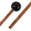2 pezzi mazzuoli gomma con bacchette legno per e percussioni 8