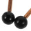 2 pezzi mazzuoli gomma con bacchette legno per e percussioni 7