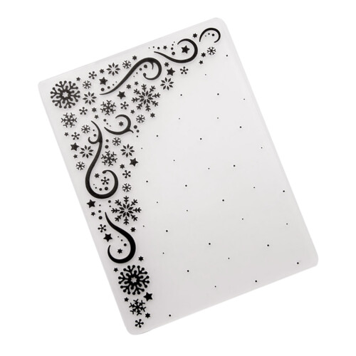 diy plastic sneeuwvlok stansplaat scrapbooking sjabloon