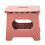 sgabello pieghevole portatile in rosa per bagno 7