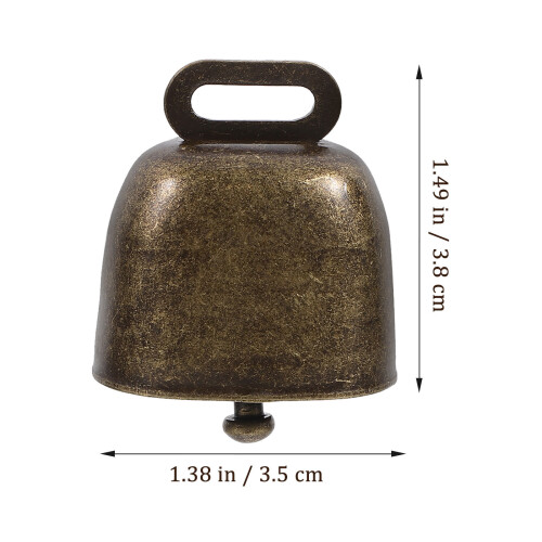 2 pezzi campanacci in bronzo con impugnatura per ed 1