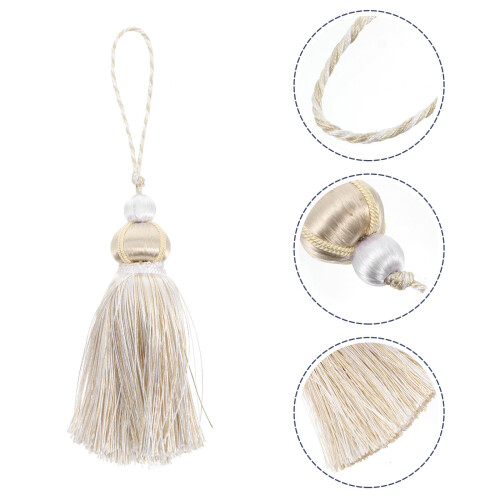 2 pendenti con nappe antico per tende e copripiumino 2