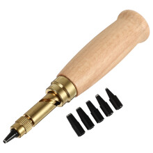 6-delig diy leerponsset gelegeerd staal 1,5-4 mm