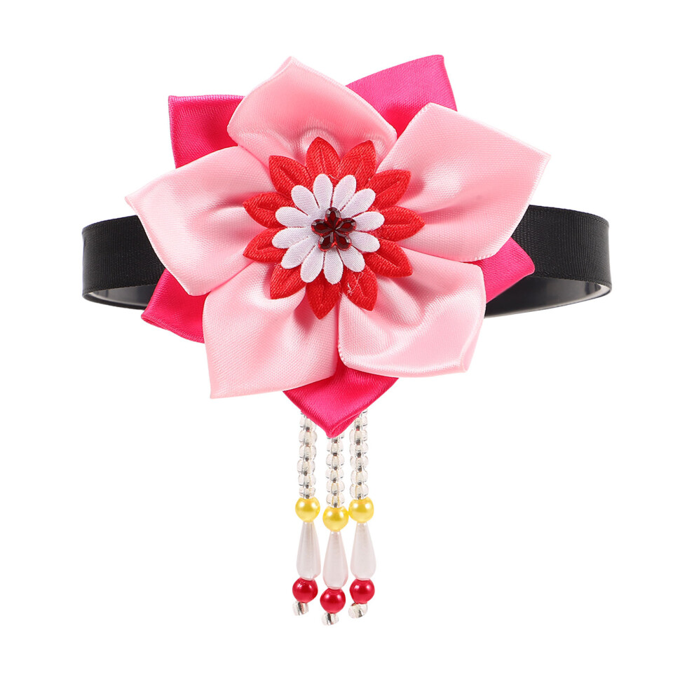 Koreaanse Hanbok Hoofdband Met Bloemenkwast Voor Festival-image