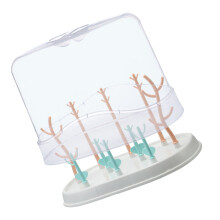 Babyfles Afdruiprek Met Flexibel PP Frame En Transparante Hoes