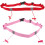 2 Nummerriem met Reflecterend Ontwerp (Rood en Roze) 4