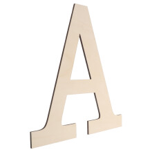 Holzbuchstabe 29,7 Cm Naturholz Unlackiert Für Party Hochzeit