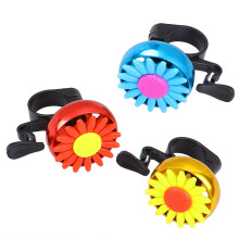 3-teilige Alu-Blumenklingel mit Sonnenblumendesign für Lenker