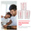 3 gläser transparent gestuft, glasmessbecher milch 9