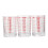 3 gläser transparent gestuft, glasmessbecher milch 5