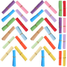 100Stk Farbige Mini-Papierrollen Aus Papier Für Wunschflaschen Und DIY