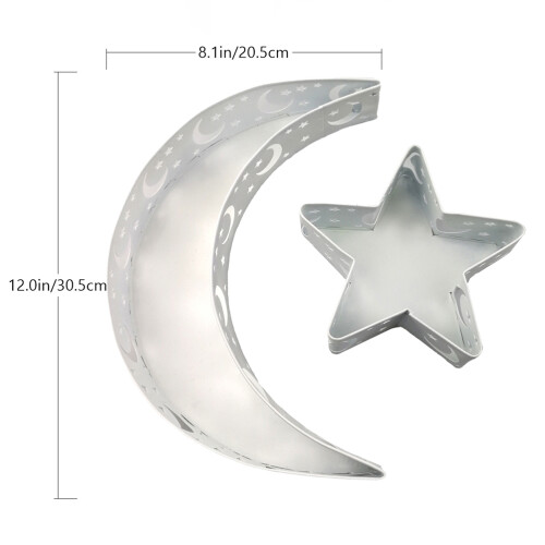 2 eid mubarak snack-servierplatte, dessert- und 1