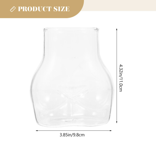 Butt Shape Glasbecher, Klares , Für Saft, Tee, , Bier, Wein 2