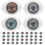 100 pezzi occhio simulato finto decorativo 1