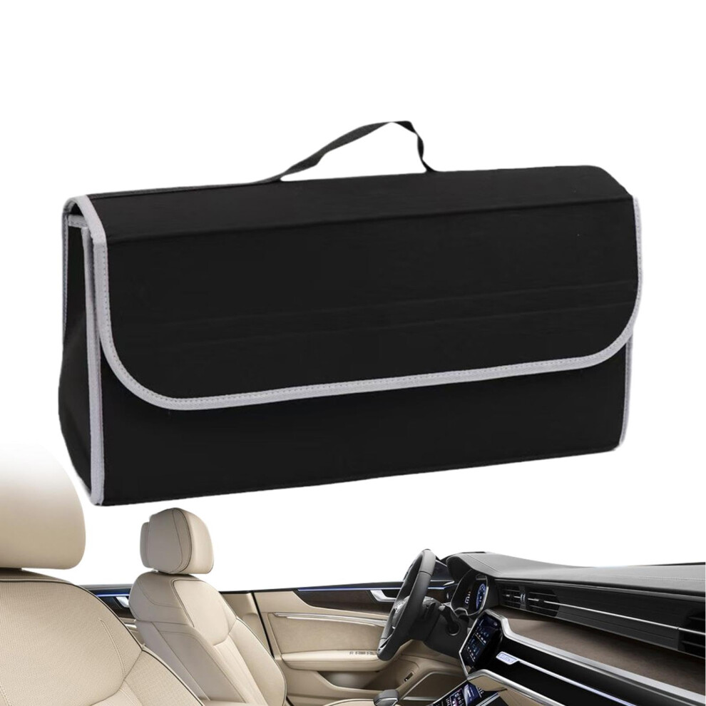 Car Trunk Organiser Felt Tool Organiser Large Capacity Vehicle Organisation For Automotive Accessories Black 9393856371693