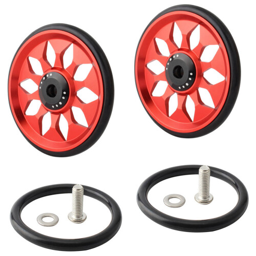 set ruote per bici pieghevole easy wheel