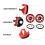 set ruote per bici pieghevole easy wheel 5