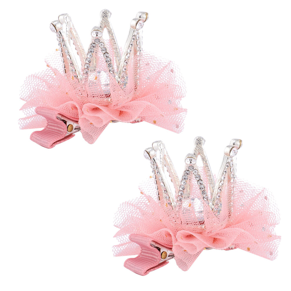 2 Pezzi Fermaglio 3D Rosa-image