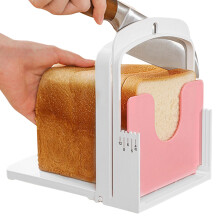 Folding Bread Cutting Tool - Adjustable Manual Slicer For Bread, Cake, Kitchen, Toast Slicing