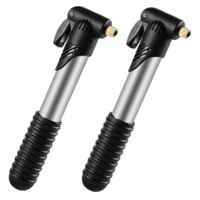 Portable Mini Bike Pump 2-Pack, Lightweight Tire Inflator For Mountain & Road Bikes, Basketball & Footballs