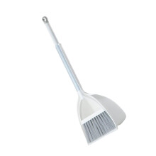 Small Broom and Dustpan Lightweight Plastic Kid-Sized Cleaning Set for Home Pretend Play Easy-Grip Handle for Boys