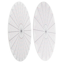 2Stk Rosette Maker Mit Präziser Abstandsanleitung Kunststoff Schablone