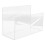 transparenter -brieforganizer für desktop mit papiervorlagen 1
