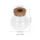 2 -terrarien 480 ml mit korkverschluss für 3