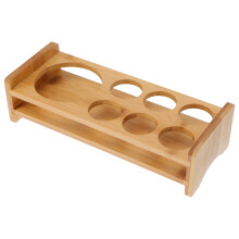 Cocktailglas opbergrek met wijnfles houder, rood