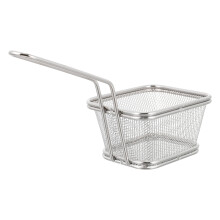 Zilverkleurige Frituurmandje Roestvrij Staal
