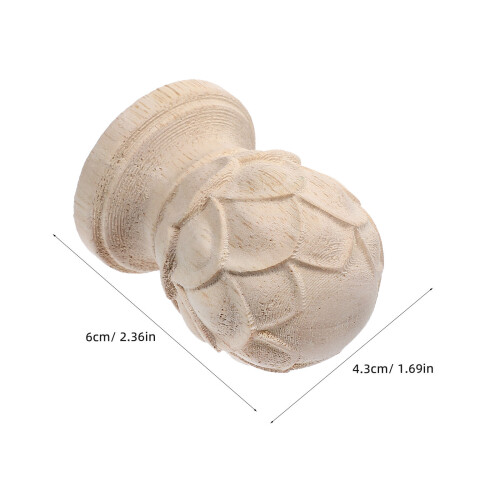 2 Stuks Eindstuk Set: 1,7" X 2,36" Bedframe Afdekking 1