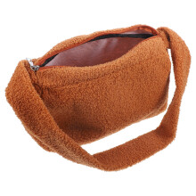 Plüsch- Umhängetasche Plüsch Unterarmtasche Crossbody Bod