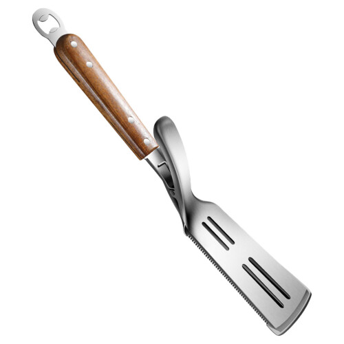 Holzgriff Kochspatel Tragbar Für Steaks 2