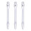 3 4,5 mm aluminium dartschachten met schroefdraad ( ) 7
