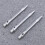 3 4,5 mm aluminium dartschachten met schroefdraad ( ) 6