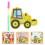 1 set graafmachine piñata, bouwpiñata, vrachtwagen, feestartikelen 3