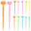 40 stuks cartoon fruit prikkers, herbruikbare tandstokers 2